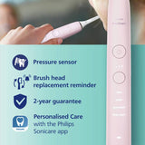 Philips Sonicare 9000 pink electric toothbrush - British product