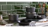 Habitat 5 piece hard anodised aluminium pan set, UK version