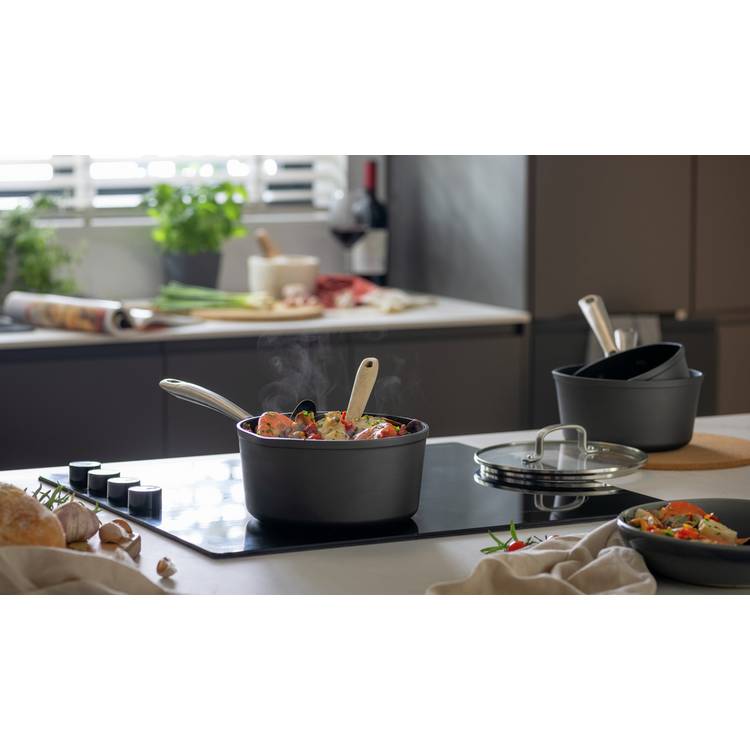 Habitat 5 piece hard anodised aluminium pan set, UK version