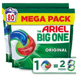 Ariel The Big One Laundry Liquid Pods Original 80 Wash