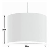 Argos Home Cream Easy Fit Lampshade - 30 cm