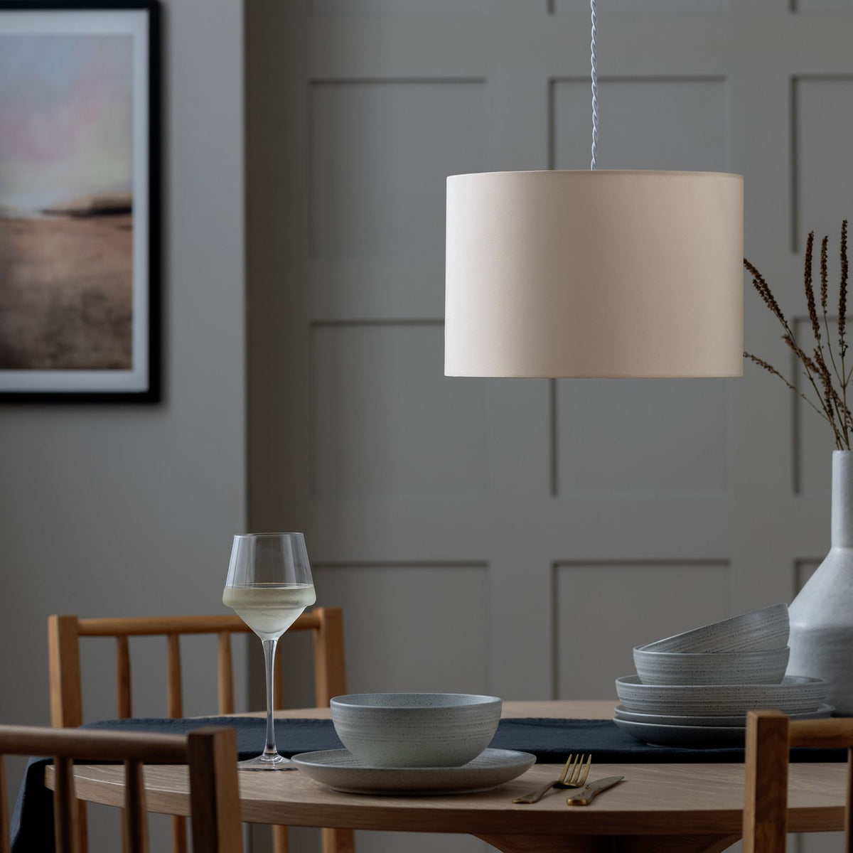 Argos Home Cream Easy Fit Lampshade - 30 cm