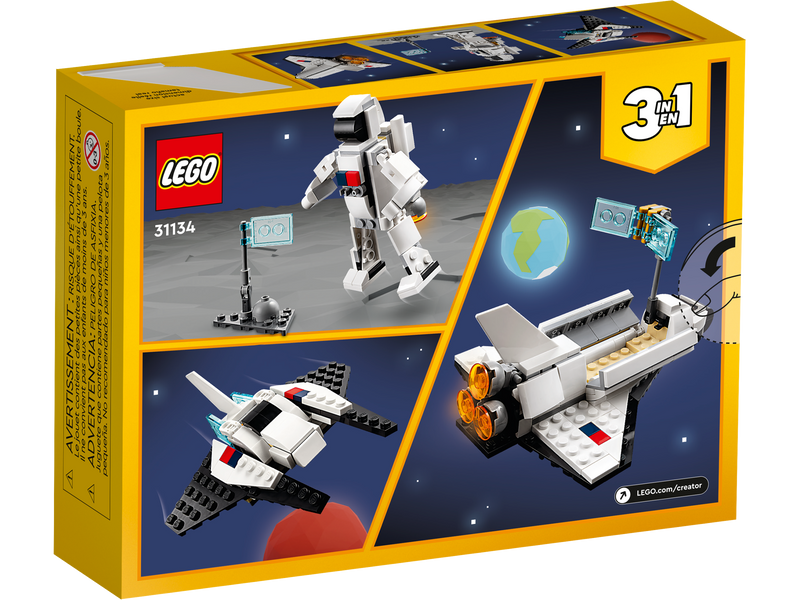 LEGO Space Shuttle 3-in-1 set 144 pieces (British brand)