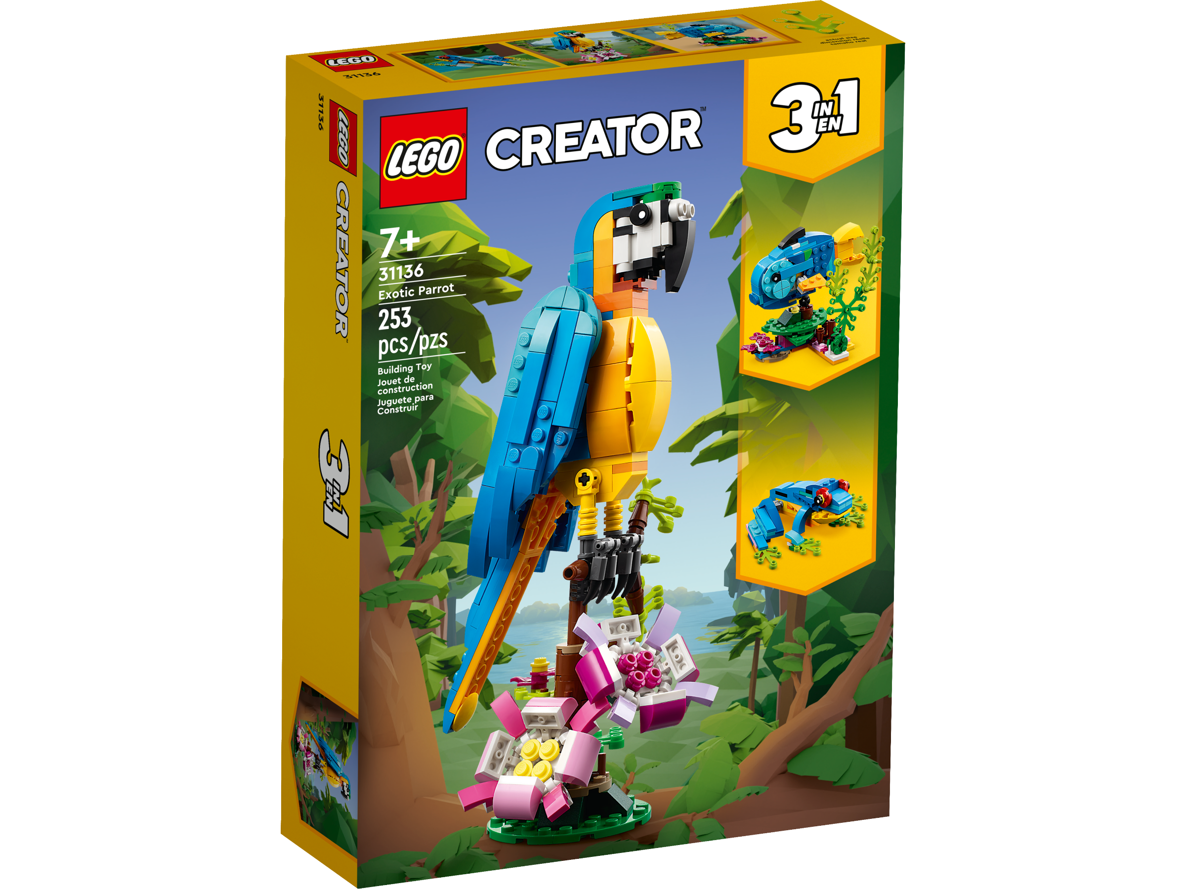 LEGO Exotic Parrot Creator set 253 pieces - British product