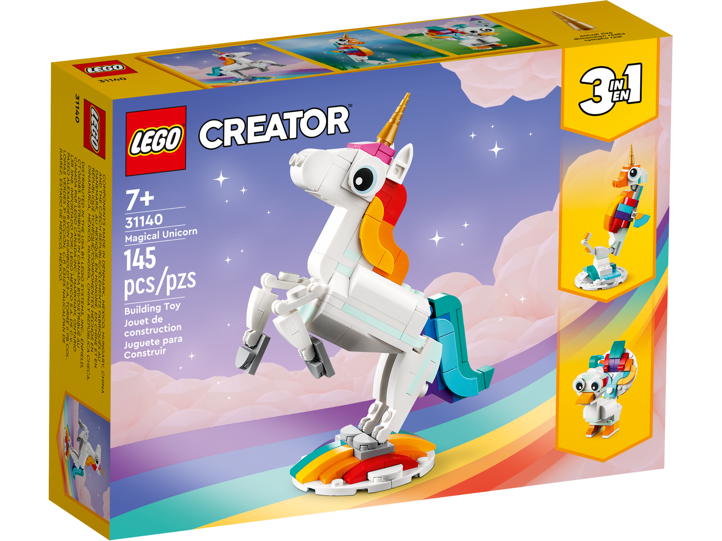LEGO Magical Unicorn 145-piece building set - British product