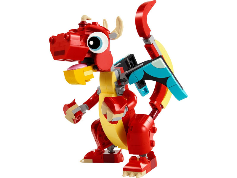 LEGO Red Dragon building set 149 pieces, imported from the UK