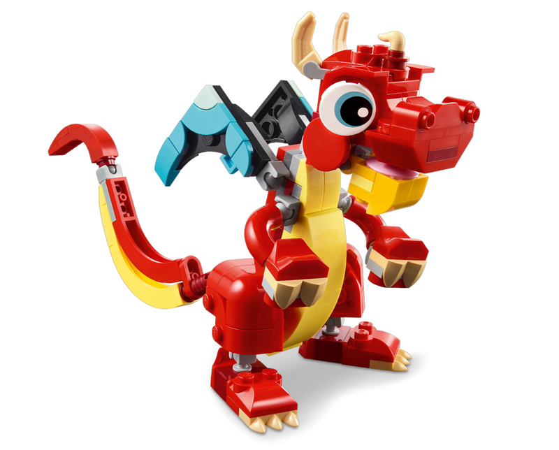 LEGO Red Dragon building set 149 pieces, imported from the UK