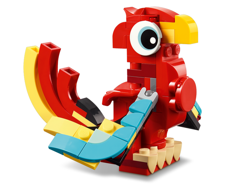 LEGO Red Dragon building set 149 pieces, imported from the UK