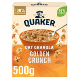 Quaker Oat Granola Golden Crunch Cereal   500g GOODS M&S   