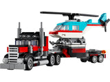 LEGO Creator flatbed truck with helicopter 270 pieces - British product