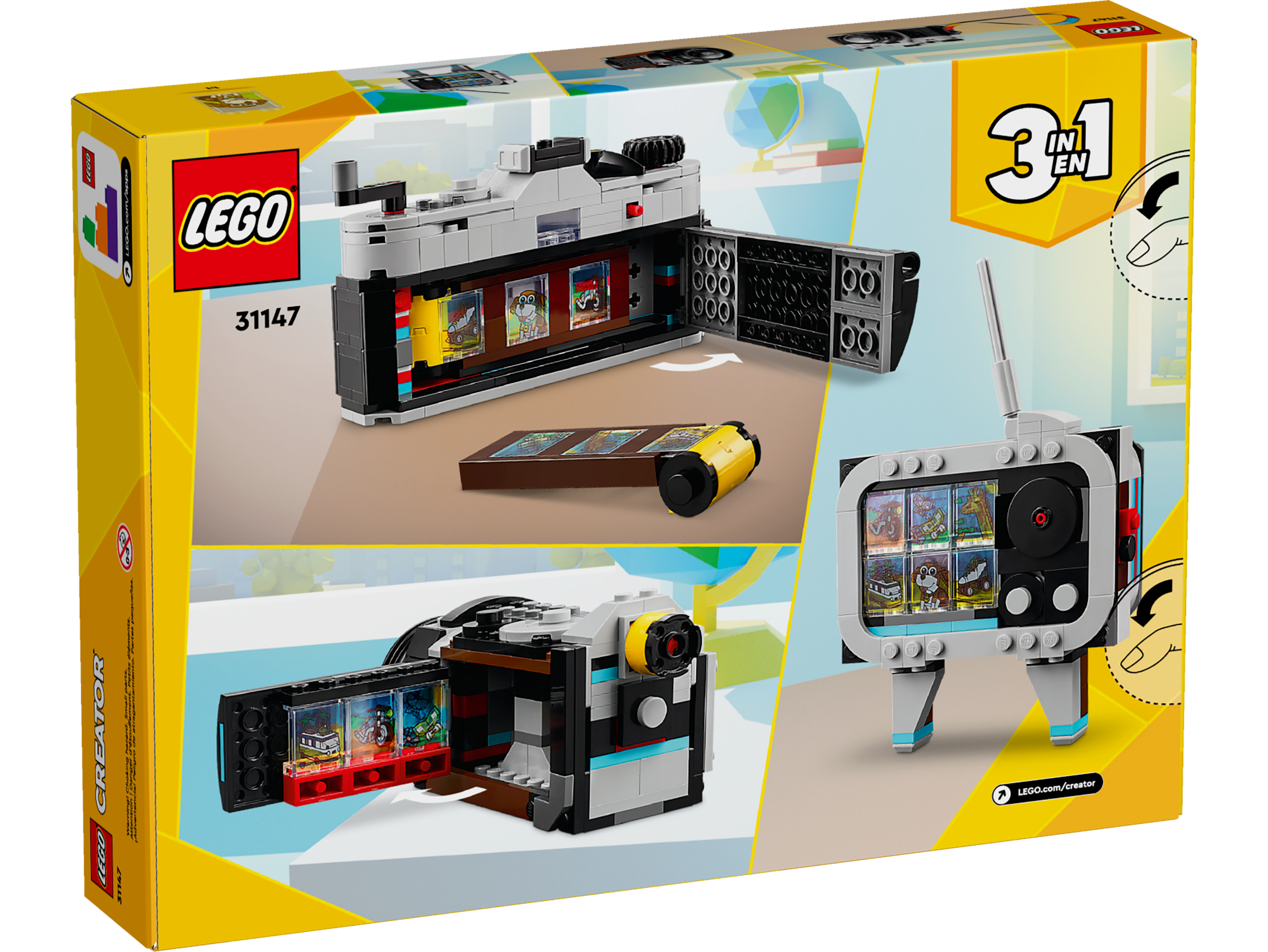 LEGO Creator Retro Camera 261pcs building kit, UK version