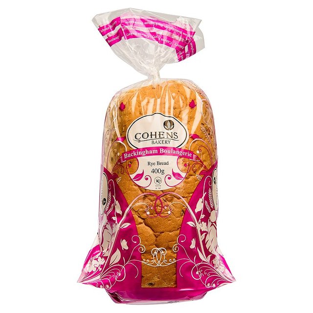 Cohens Bakery Buckingham Boulangerie Rye Bread Sliced   400g GOODS M&S   