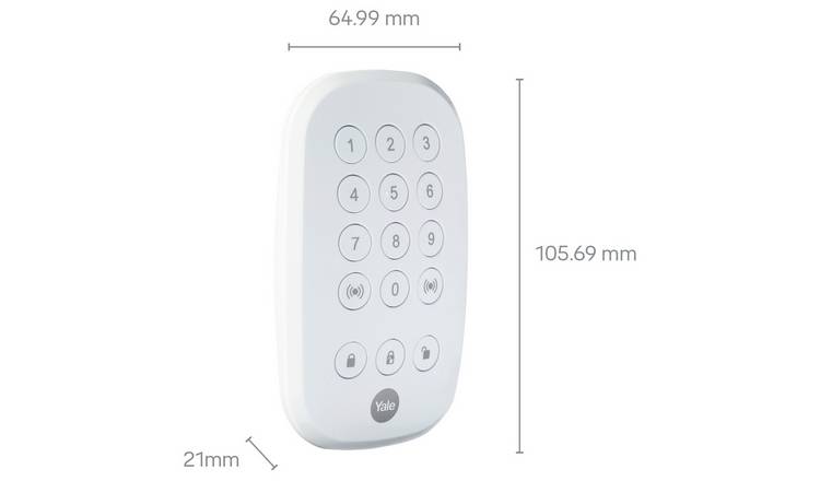 Yale Sync Alarm Keypad wireless smart home device, UK version