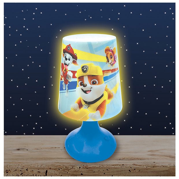 Paw Patrol colour changing night light 19cm, imported from the UK