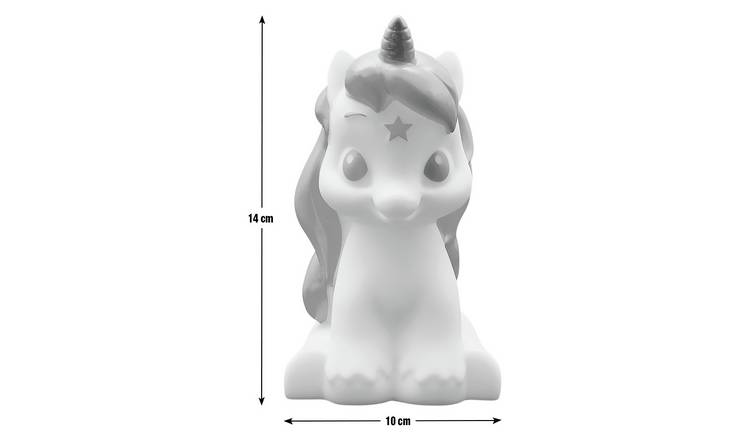 Unicorn Kids LED night light colour changing white, UK version