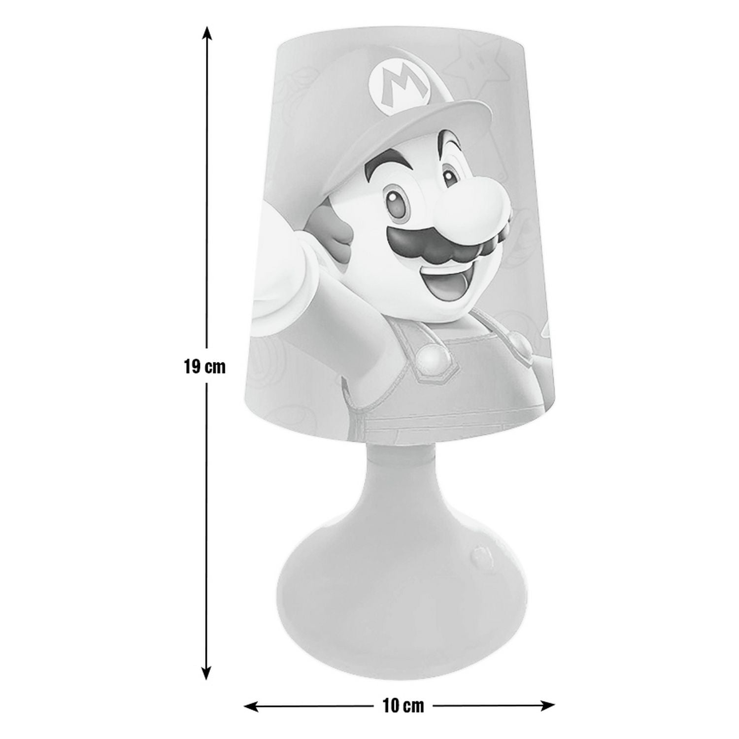 Super Mario LED night light colour changing red, UK version