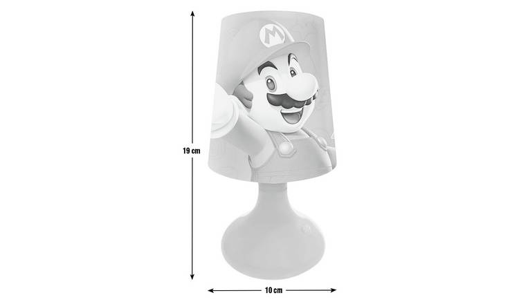 Super Mario LED night light colour changing red, UK version