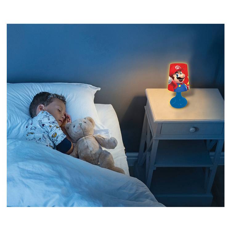 Super Mario LED night light colour changing red, UK version