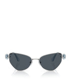 Swarovski metal cat eye sunglasses with crystal accents - British product