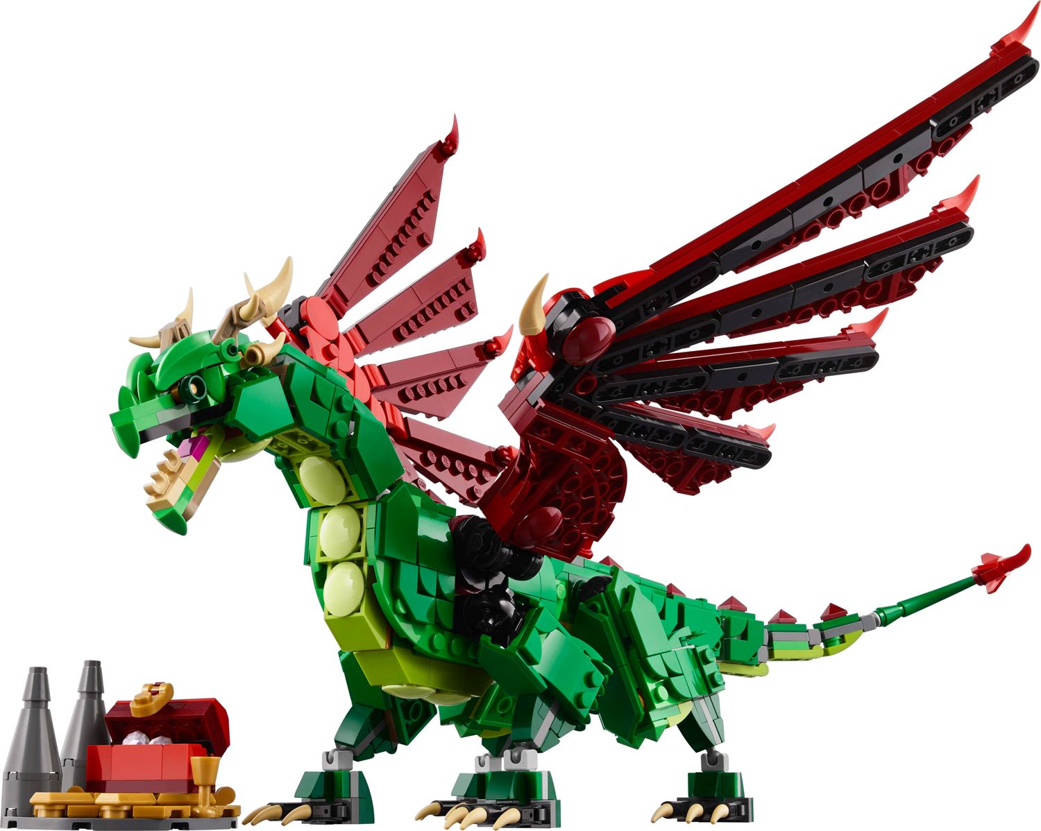 LEGO Medieval Dragon 3-in-1 set 715 pieces, imported from the UK