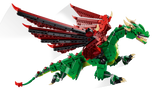 LEGO Medieval Dragon 3-in-1 set 715 pieces, imported from the UK