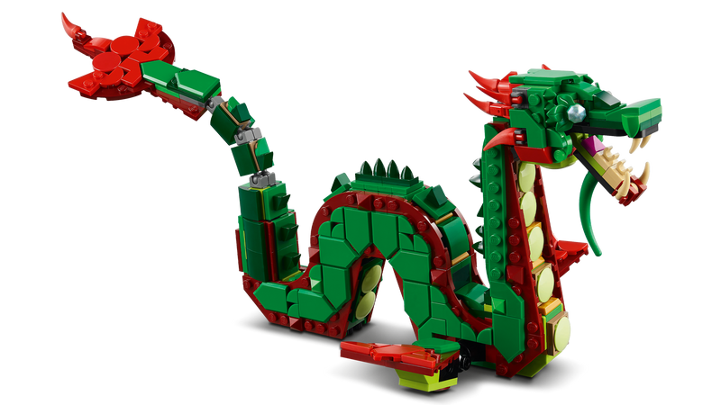 LEGO Medieval Dragon 3-in-1 set 715 pieces, imported from the UK