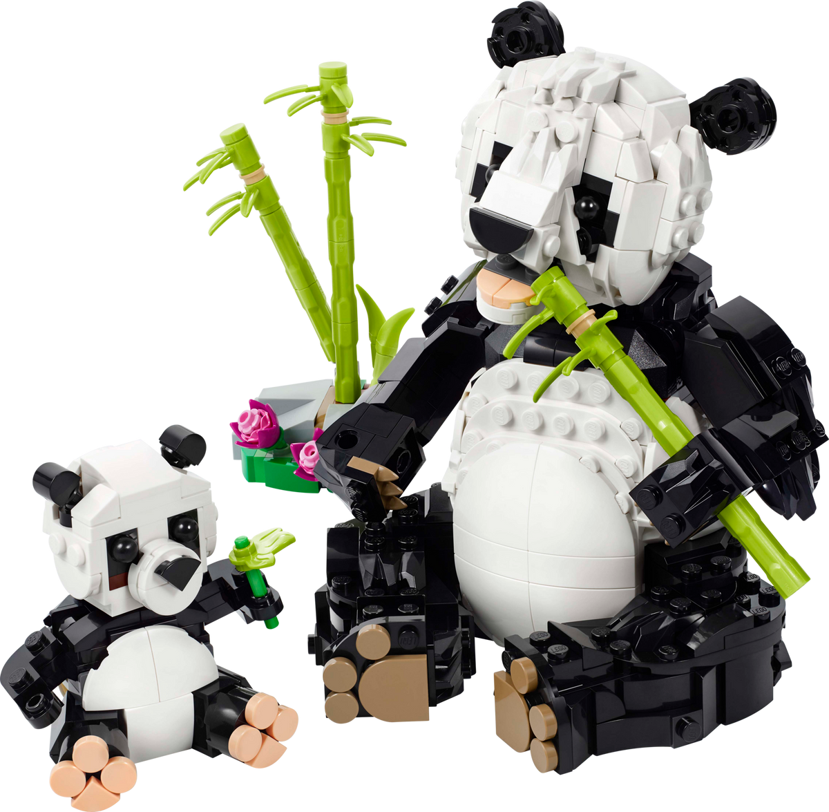 Lego Creator Wild Animals Panda Family 626 pieces (British brand)