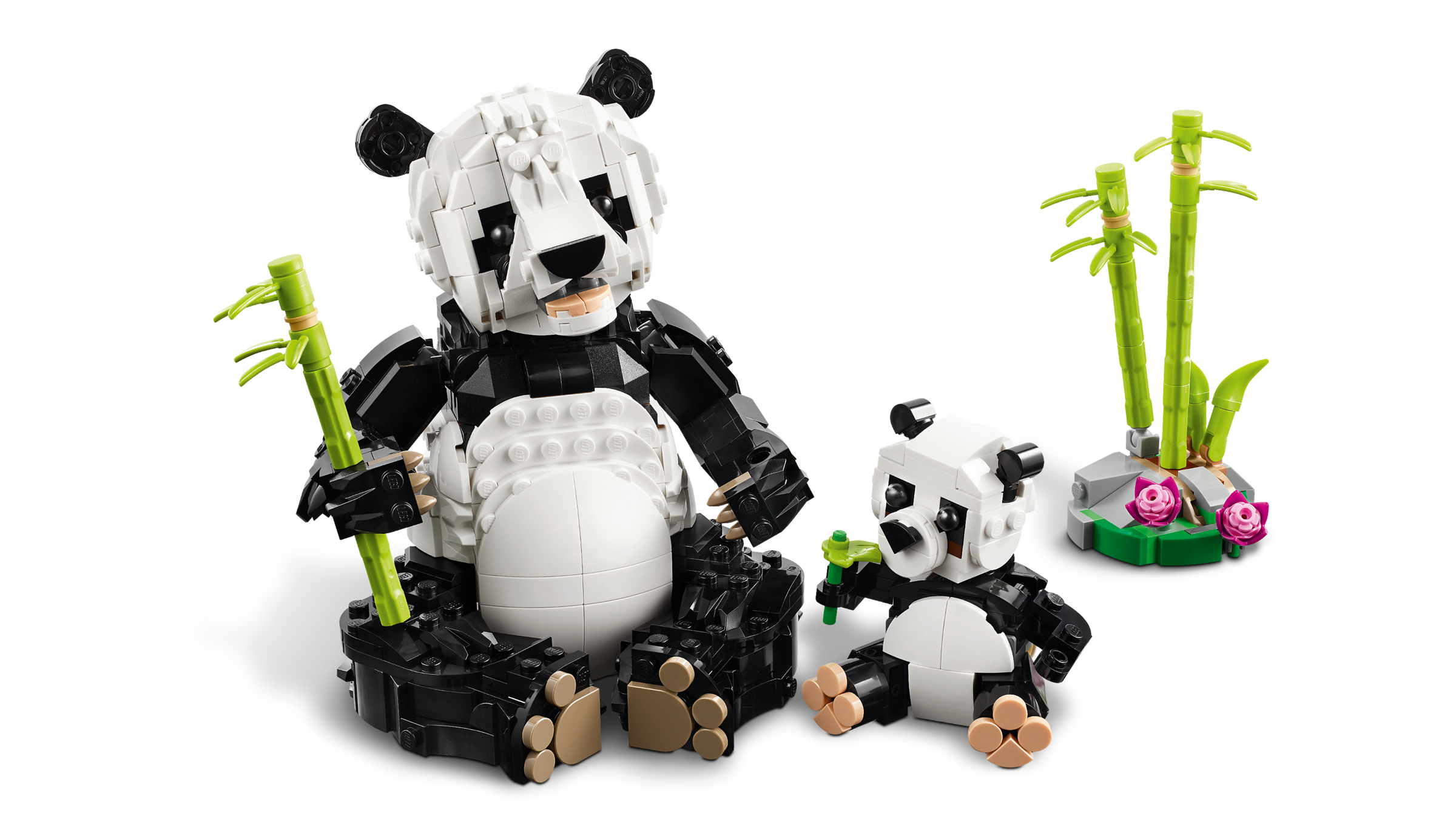 Lego Creator Wild Animals Panda Family 626 pieces (British brand)