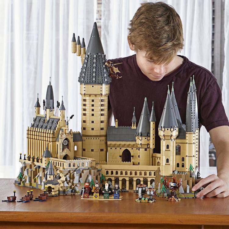 LEGO Harry Potter Hogwarts Castle building set, UK version