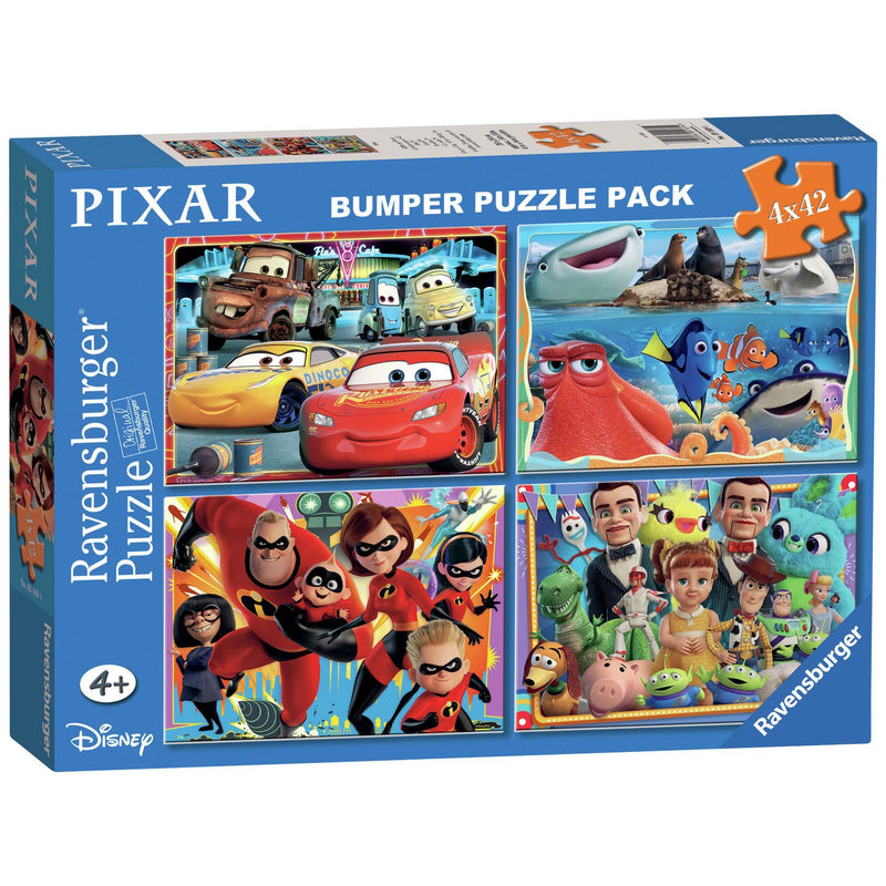 Disney Pixar jigsaw puzzle bumper pack 42 pieces each, UK version