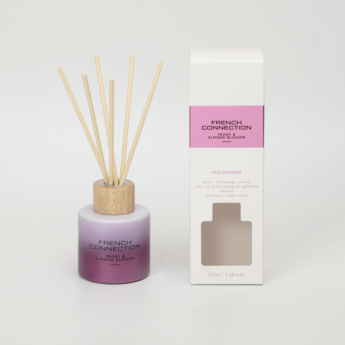 French Connection Ombre reed diffuser set 100ml 3 pack - British product