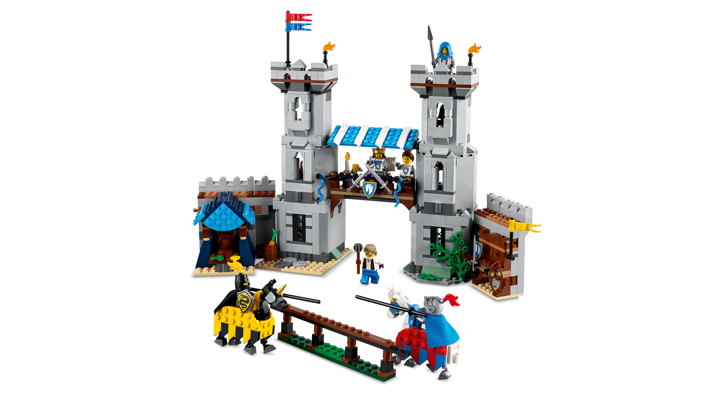 LEGO Creator Medieval Horse Knight Castle 1371 Pieces (British brand)