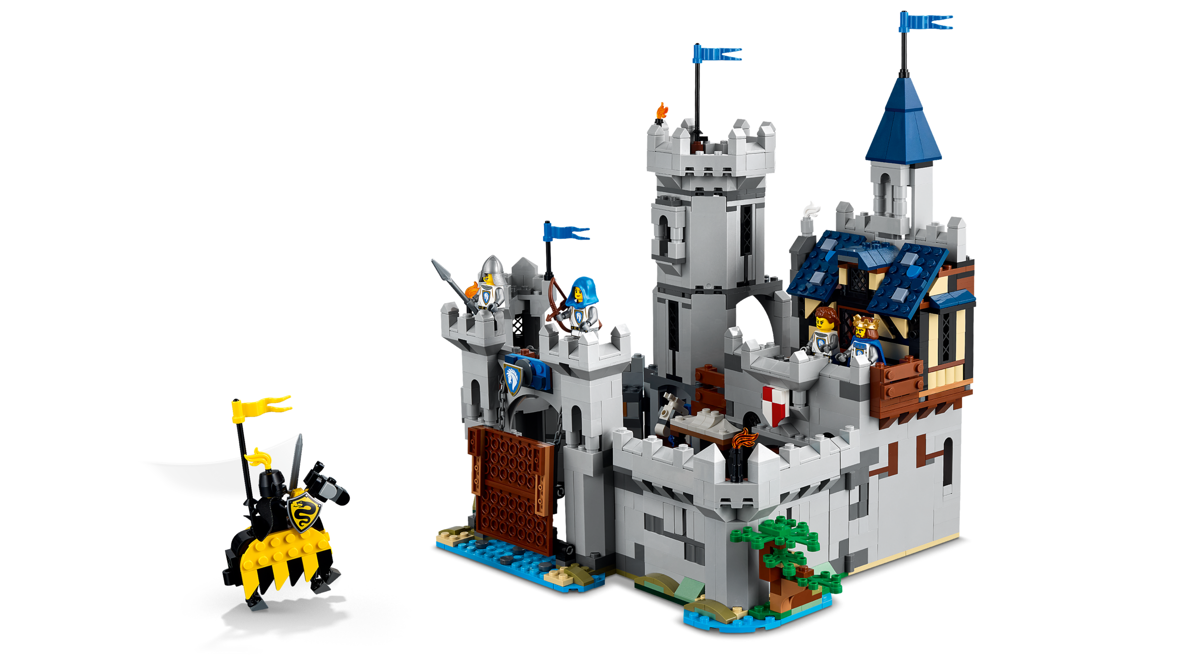 LEGO Creator Medieval Horse Knight Castle 1371 Pieces (British brand)