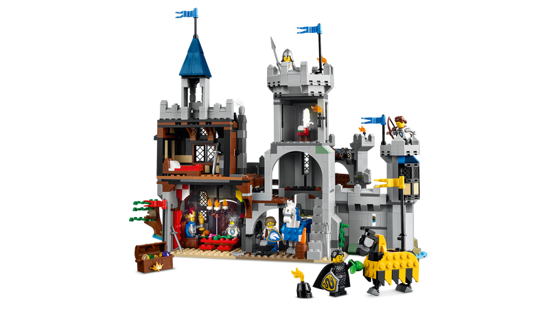 LEGO Creator Medieval Horse Knight Castle 1371 Pieces (British brand)