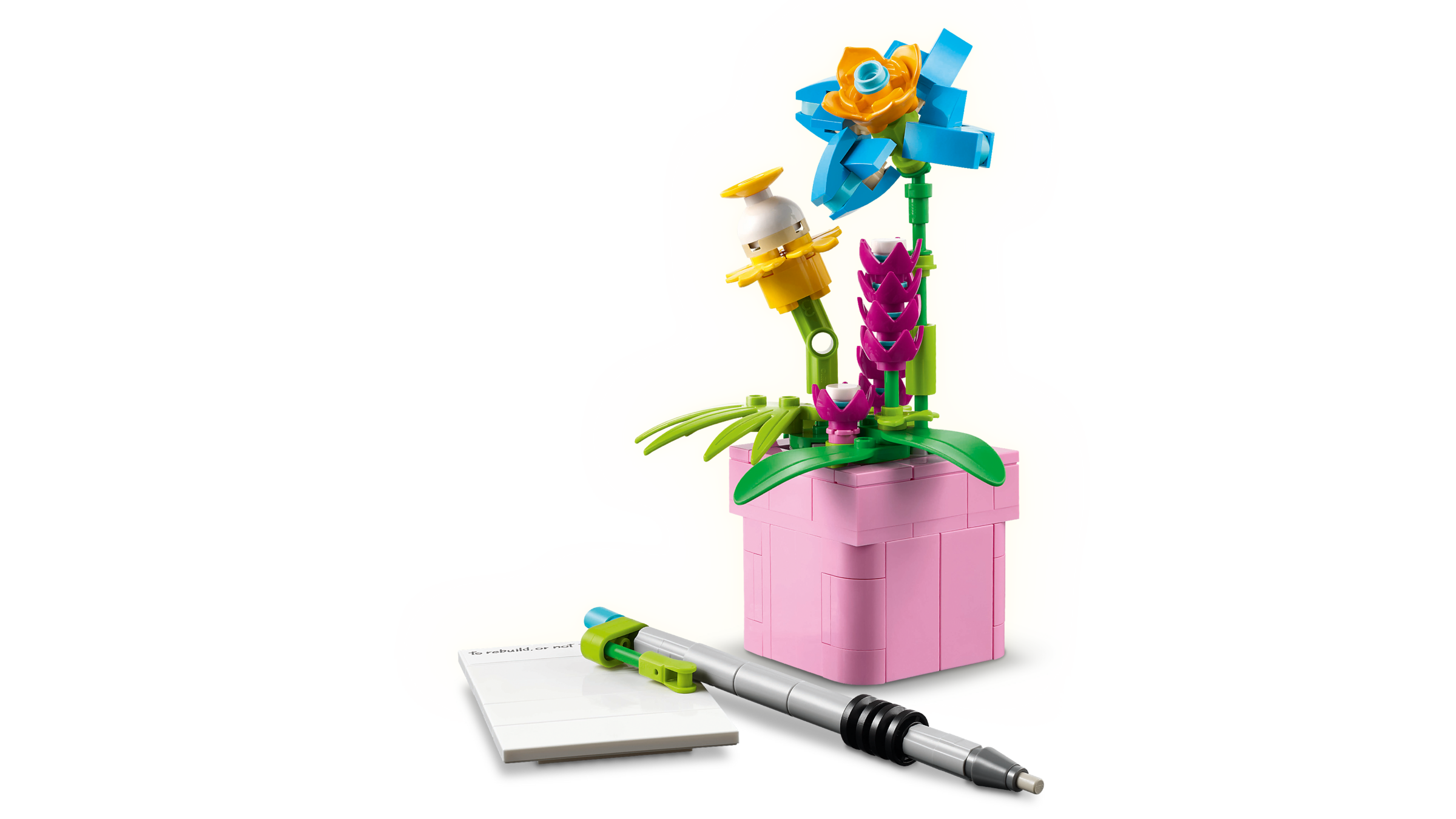 LEGO Creator Typewriter with Flowers 363 Piece Set (British brand)