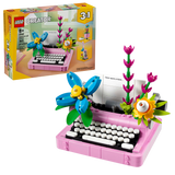 LEGO Creator Typewriter with Flowers 363 Piece Set (British brand)