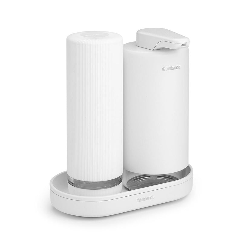 Brabantia SinkStyle soap dispenser set, imported from the UK