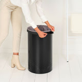 Brabantia laundry bin Matt Black 60L - British product