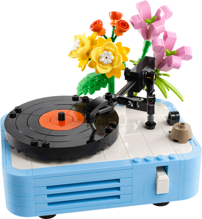 Set de construction LEGO Creator Tourne-disque avec fleurs 366 pièces