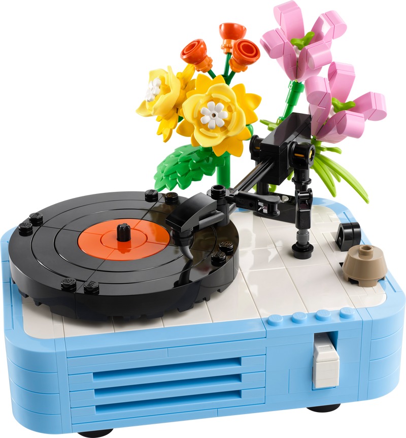 LEGO Creator Record Player with Flowers 366 Pieces, imported from the UK