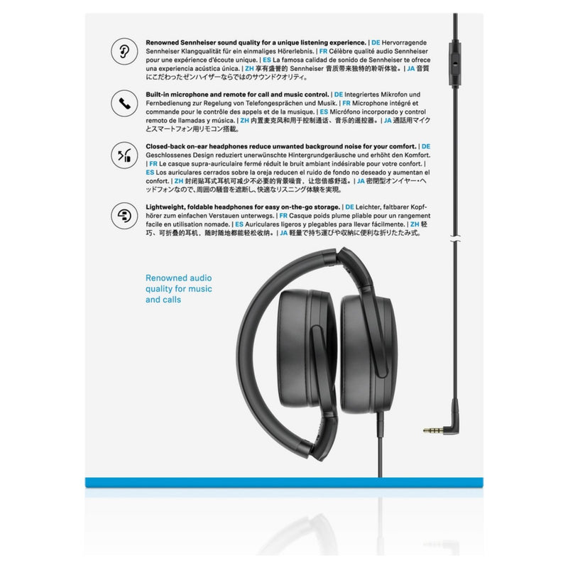 Sennheiser HD 400S wired over-ear headphones, UK version