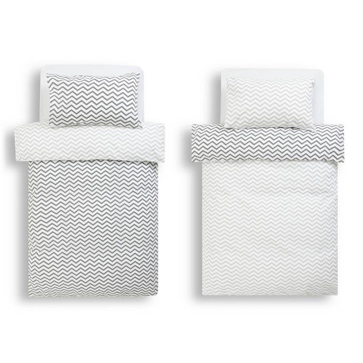 Habitat zig-zag kids bedding set twin pack single, imported from the UK