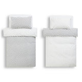 Habitat zig-zag kids bedding set twin pack single, imported from the UK