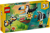 LEGO Creator 3-in-1 Wild Animals Tropical Toucan 225 Pieces (British brand)