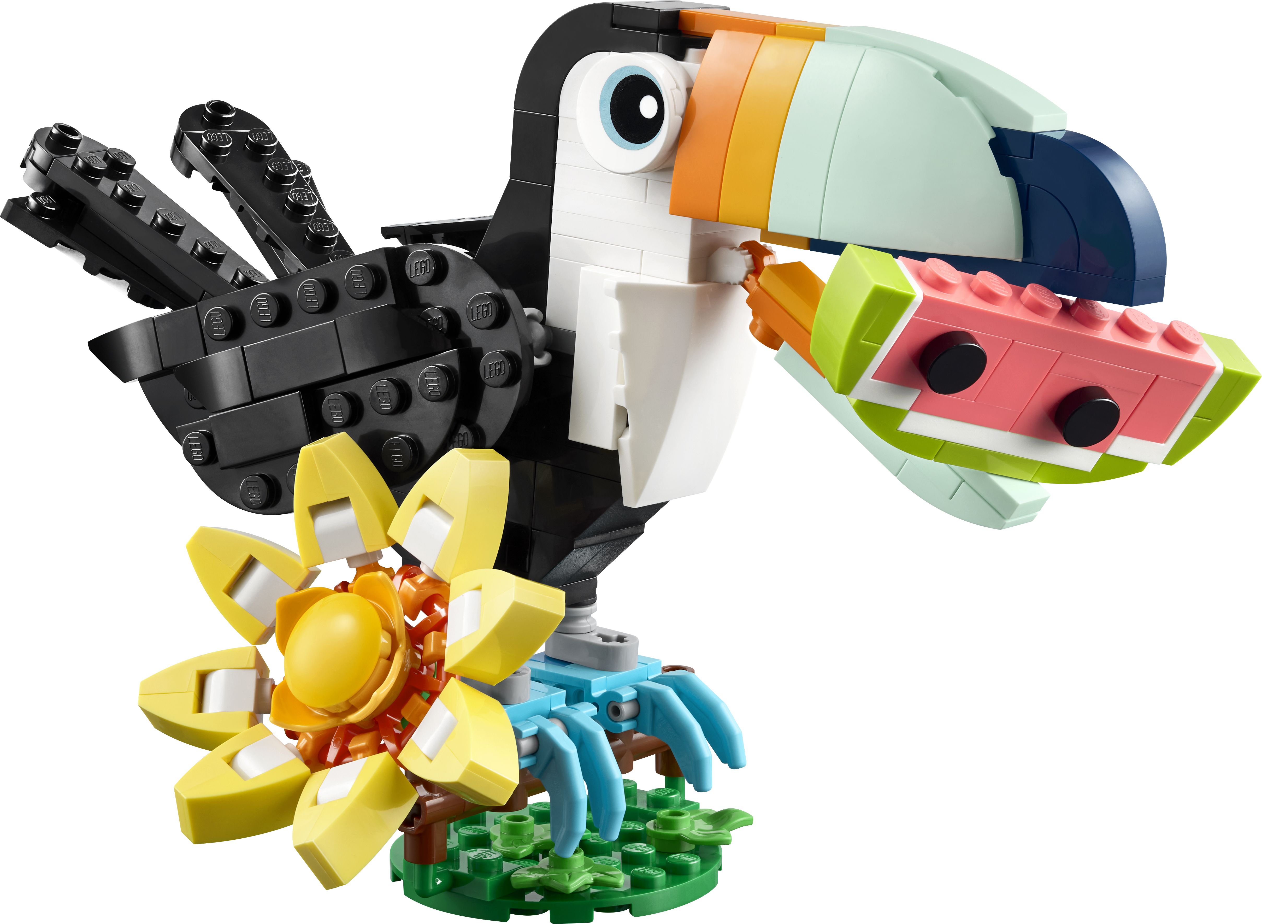 LEGO Creator 3-in-1 Wild Animals Tropical Toucan 225 Pieces (British brand)