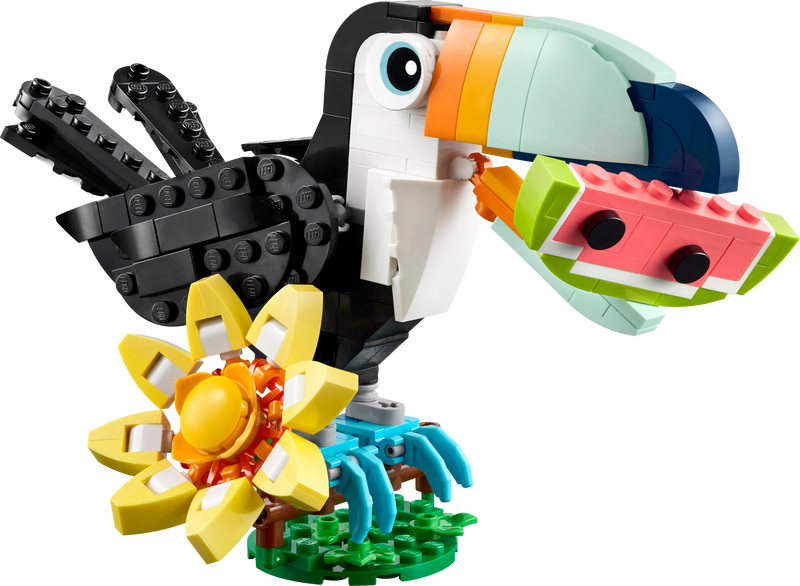 LEGO Creator 3-in-1 Wild Animals Tropical Toucan 225 Pieces (British brand)