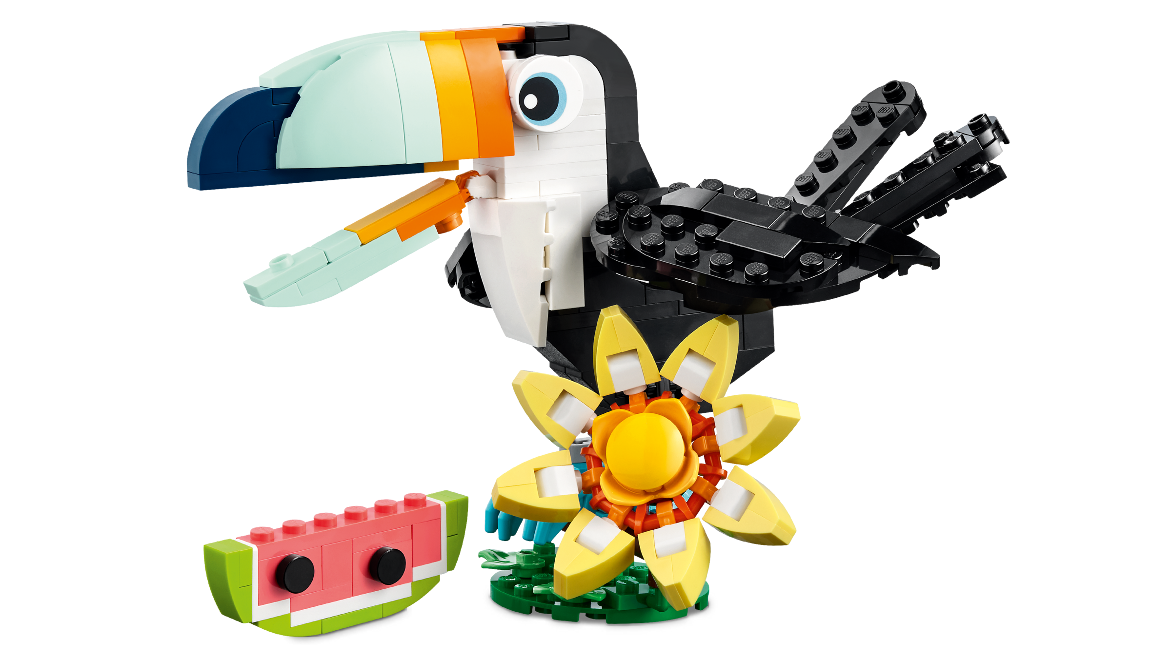 LEGO Creator 3-in-1 Wild Animals Tropical Toucan 225 Pieces (British brand)