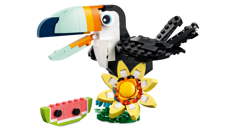 LEGO Creator 3-in-1 Wild Animals Tropical Toucan 225 Pieces (British brand)