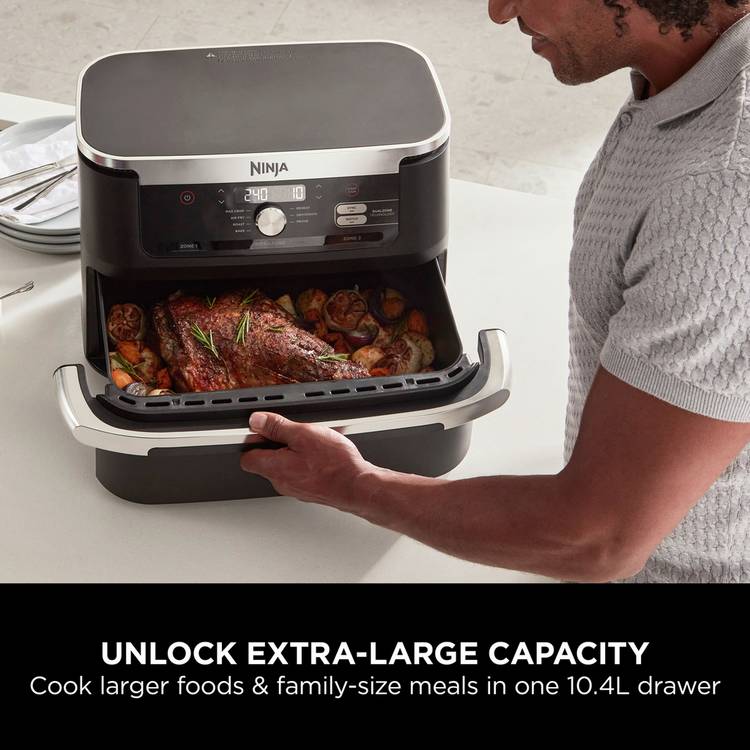 Ninja FlexDrawer air fryer AF500UK 10.4L - British product