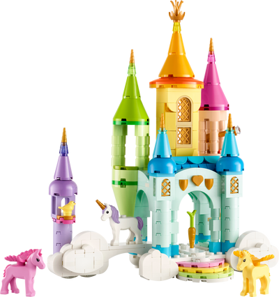 Set de construction LEGO Creator 3-en-1 Château de licorne, 390 pièces